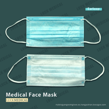 Máscara protectora de tres capas desechable